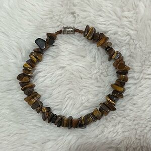 Tigers Eye Chip Bracelet